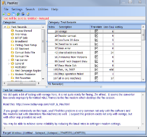 PassKey Text processor screen shot