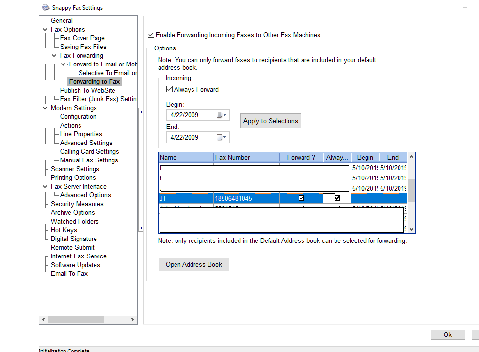 Snappy-Fax-Settings-Forward-to-fax