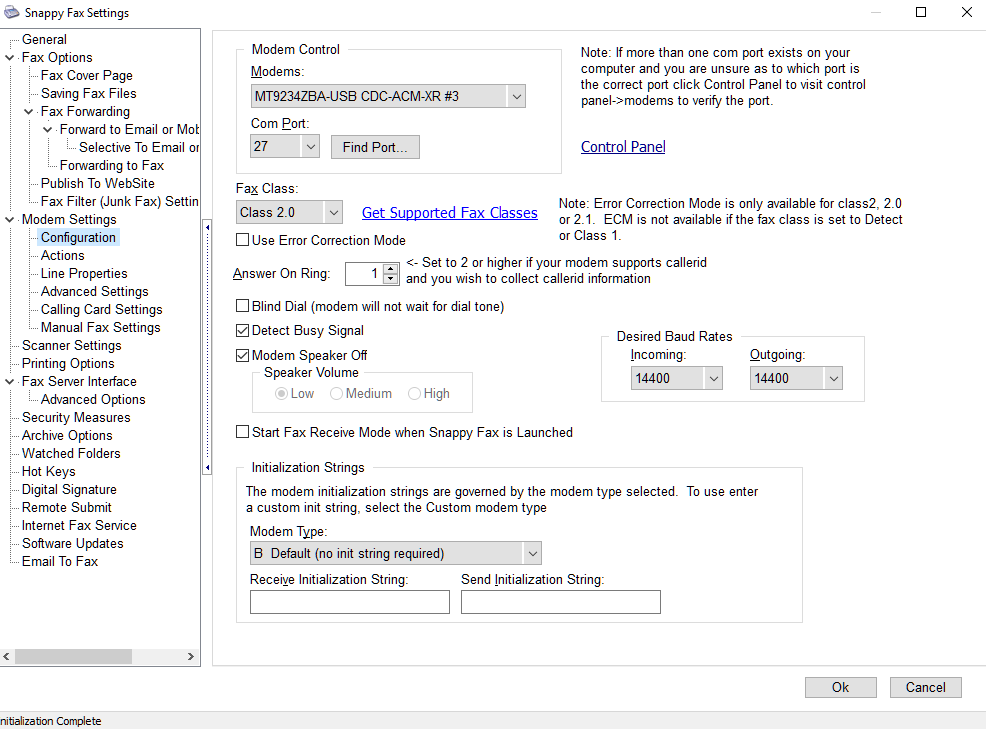 Snappy-Fax-Settings-Modem-Configuration